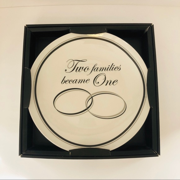 “Two Families Became One” Wedding Display Plate - Picture 4 of 7